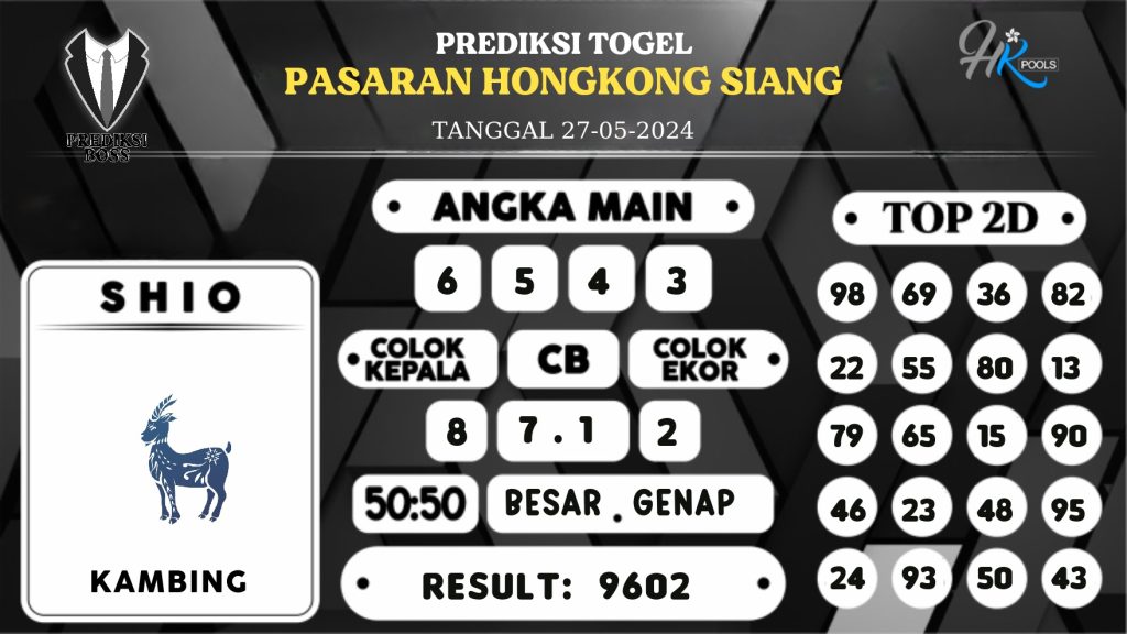 https://prediksibossbenk.com/prediksi-boss-togel-hk-siang-senin-27-mei-2024/