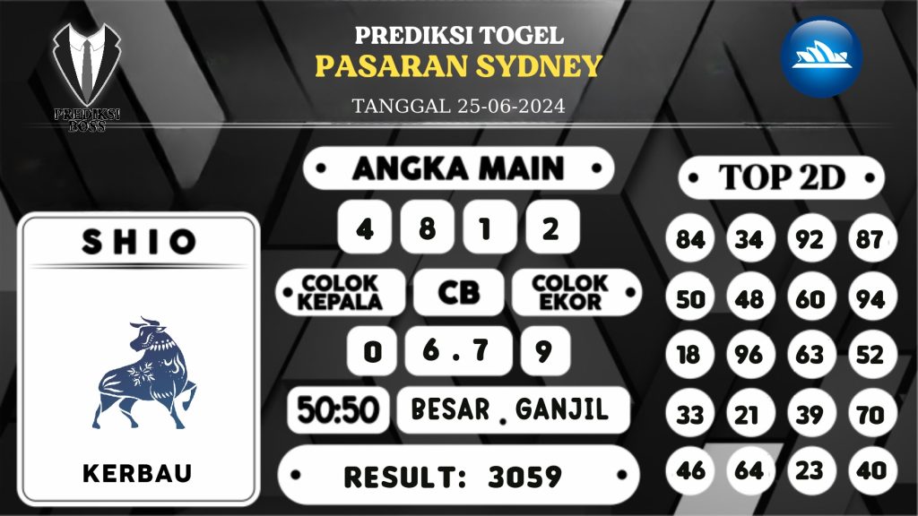 https://prediksibossbenk.com/prediksi-boss-togel-sidney-selasa-25-juni-2024/