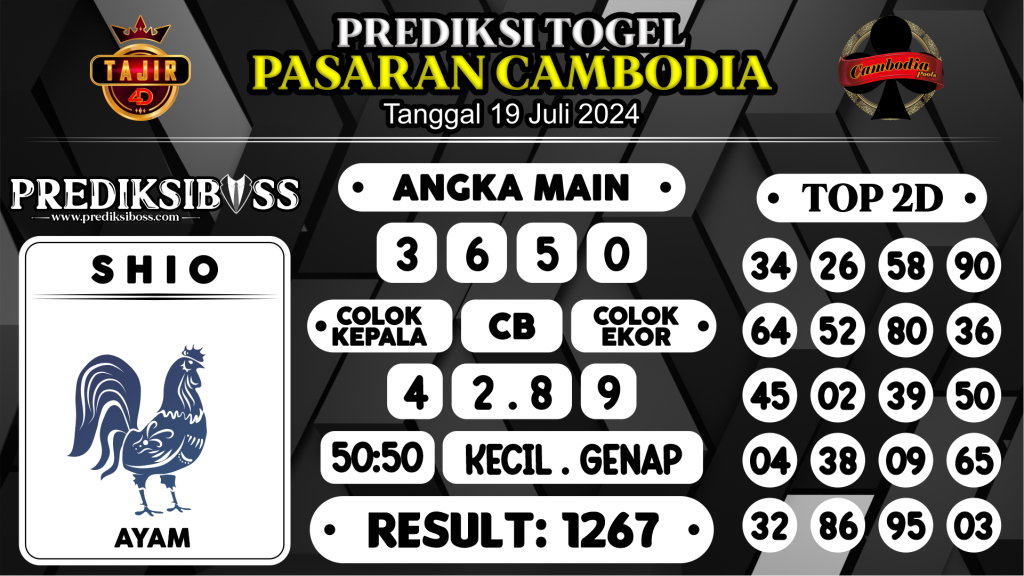 https://prediksibossbenk.com/prediksi-boss-togel-cambodia-jumat-19-juli-2024/