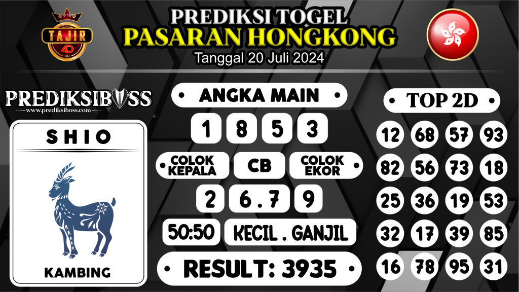 https://prediksibossbenk.com/prediksi-boss-togel-hongkong-sabtu-20-juli-2024/