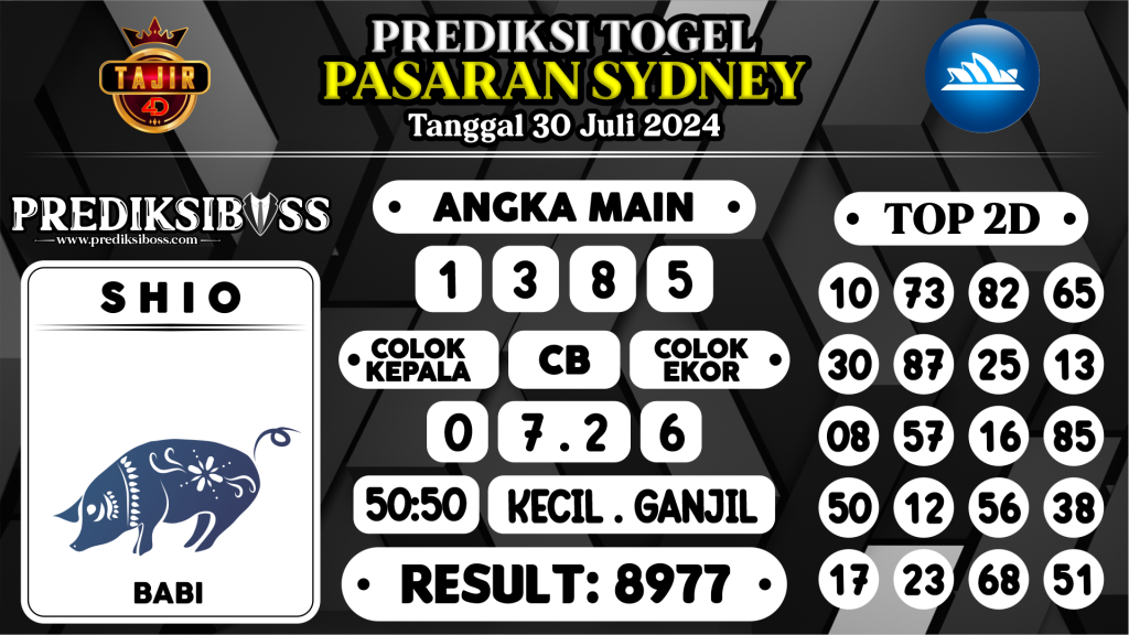 https://prediksibossbenk.com/prediksi-boss-togel-sidney-selasa-30-juli-2024/