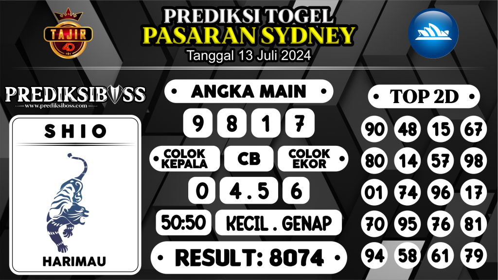 https://prediksibossbenk.com/prediksi-boss-togel-sidney-sabtu-13-juli-2024/